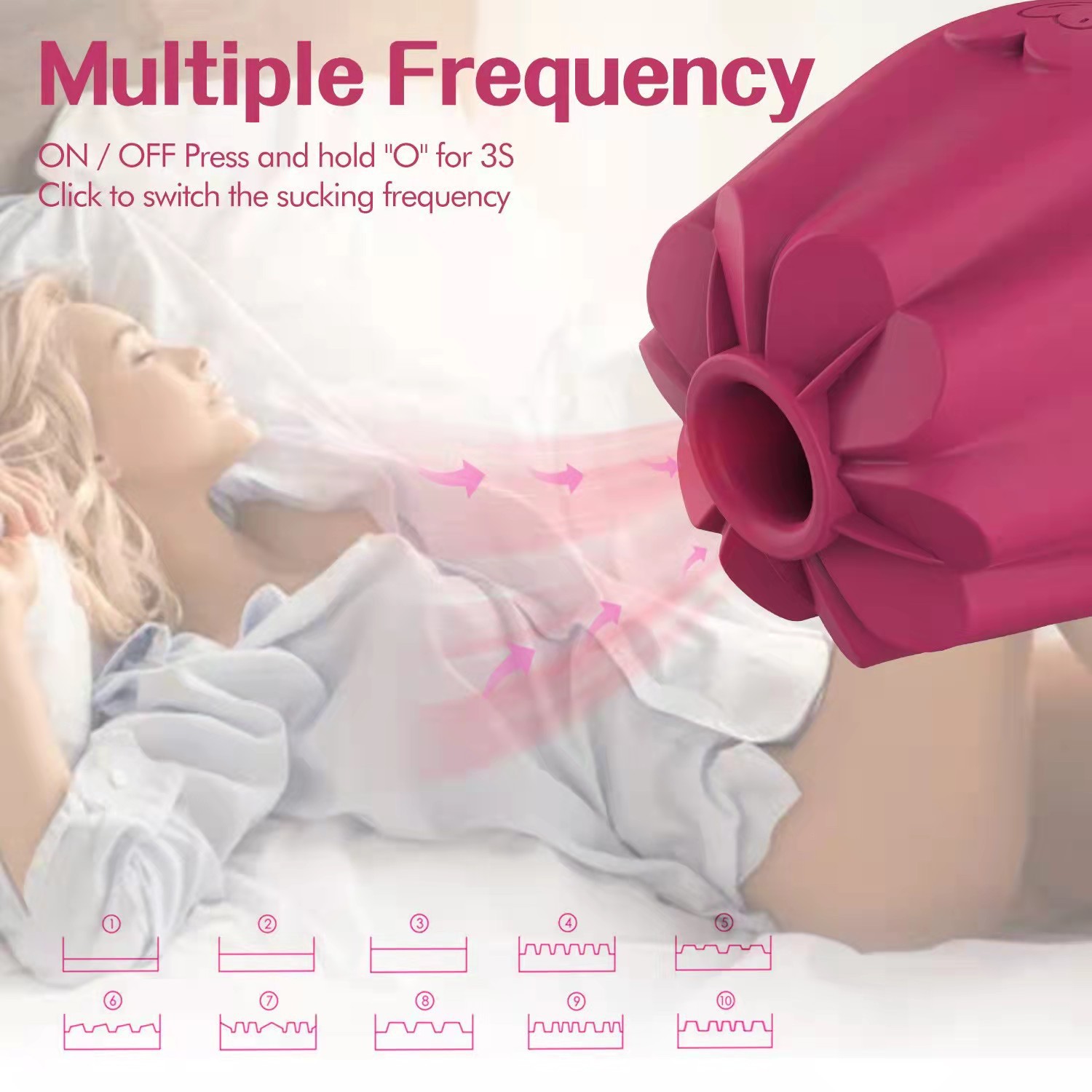 rose toy with attachment
