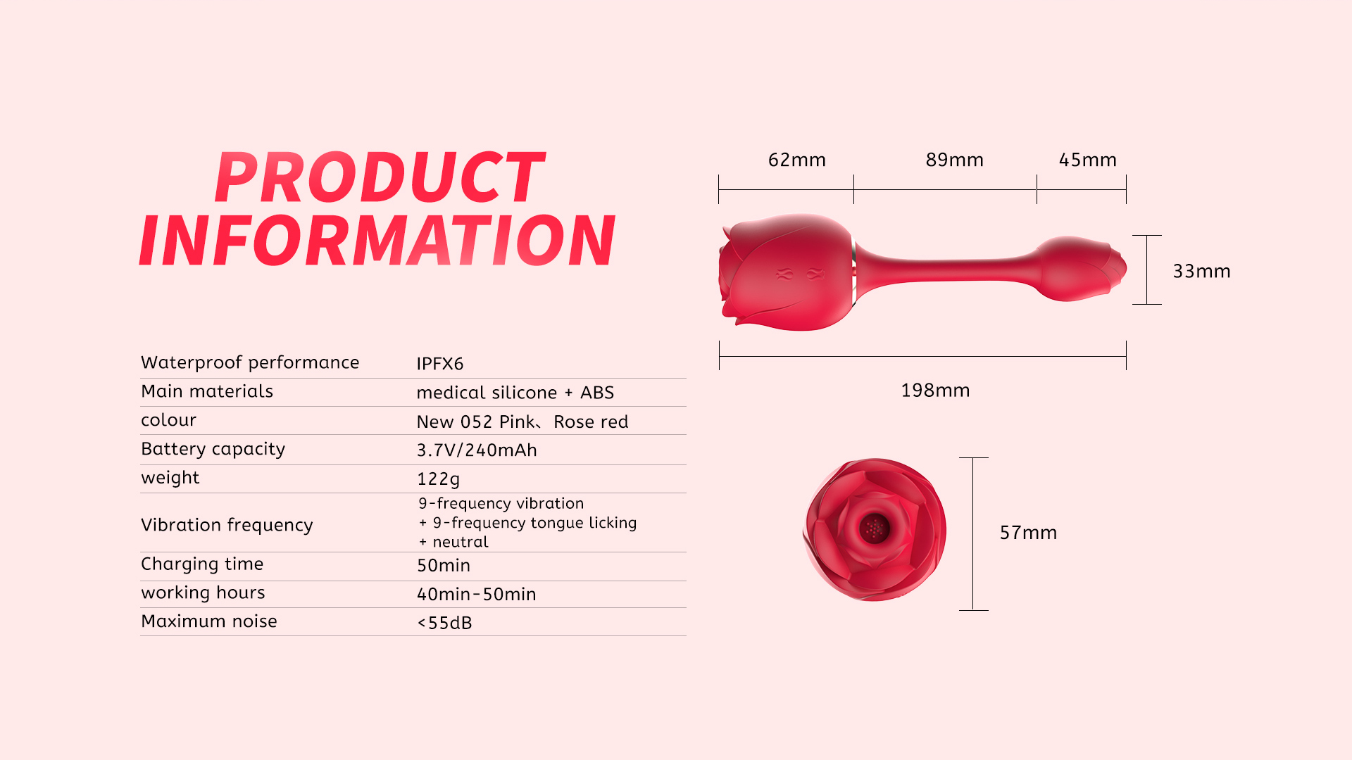 rose toy · rose vibrator with low noise