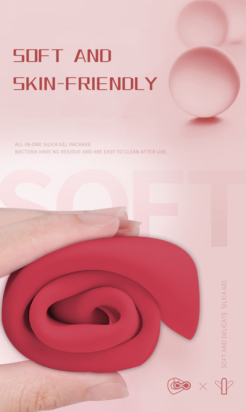 rose vibrator · rose-shaped rose clit massager